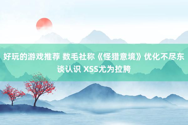 好玩的游戏推荐 数毛社称《怪猎意境》优化不尽东谈认识 XSS尤为拉胯